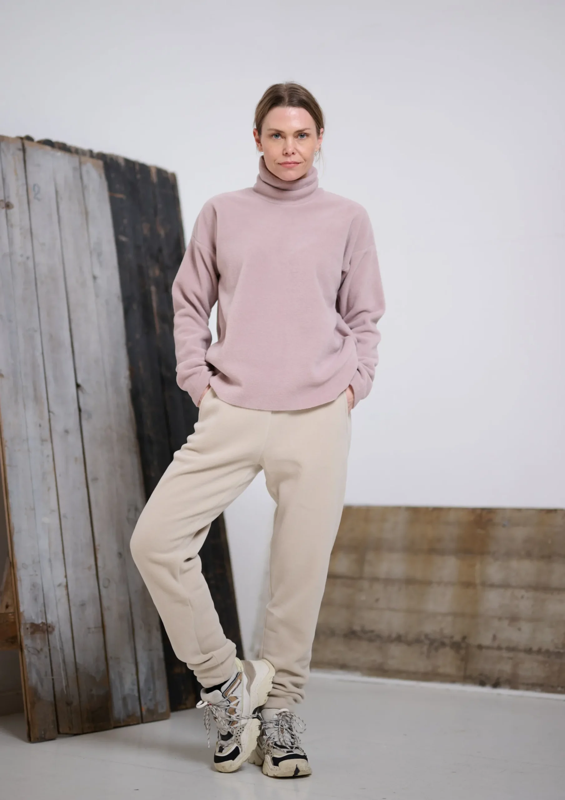 Henriette Steffensen Copenhagen BLUSE HOHER KRAGEN | 1360 NUDE Discount