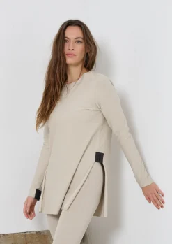 Henriette Steffensen Copenhagen BLUSE LANGER SCHLITZ | 71010 KIT Shop