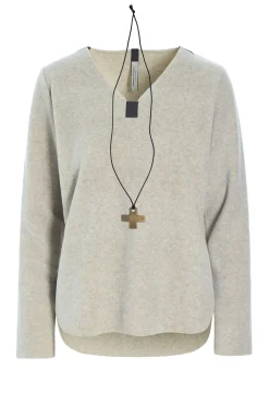 Henriette Steffensen Copenhagen BLUSE M/ HALSKETTE | 1362 SAND Store