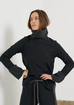 Henriette Steffensen Copenhagen BLUSE MIX | 71012 BLACK Shop