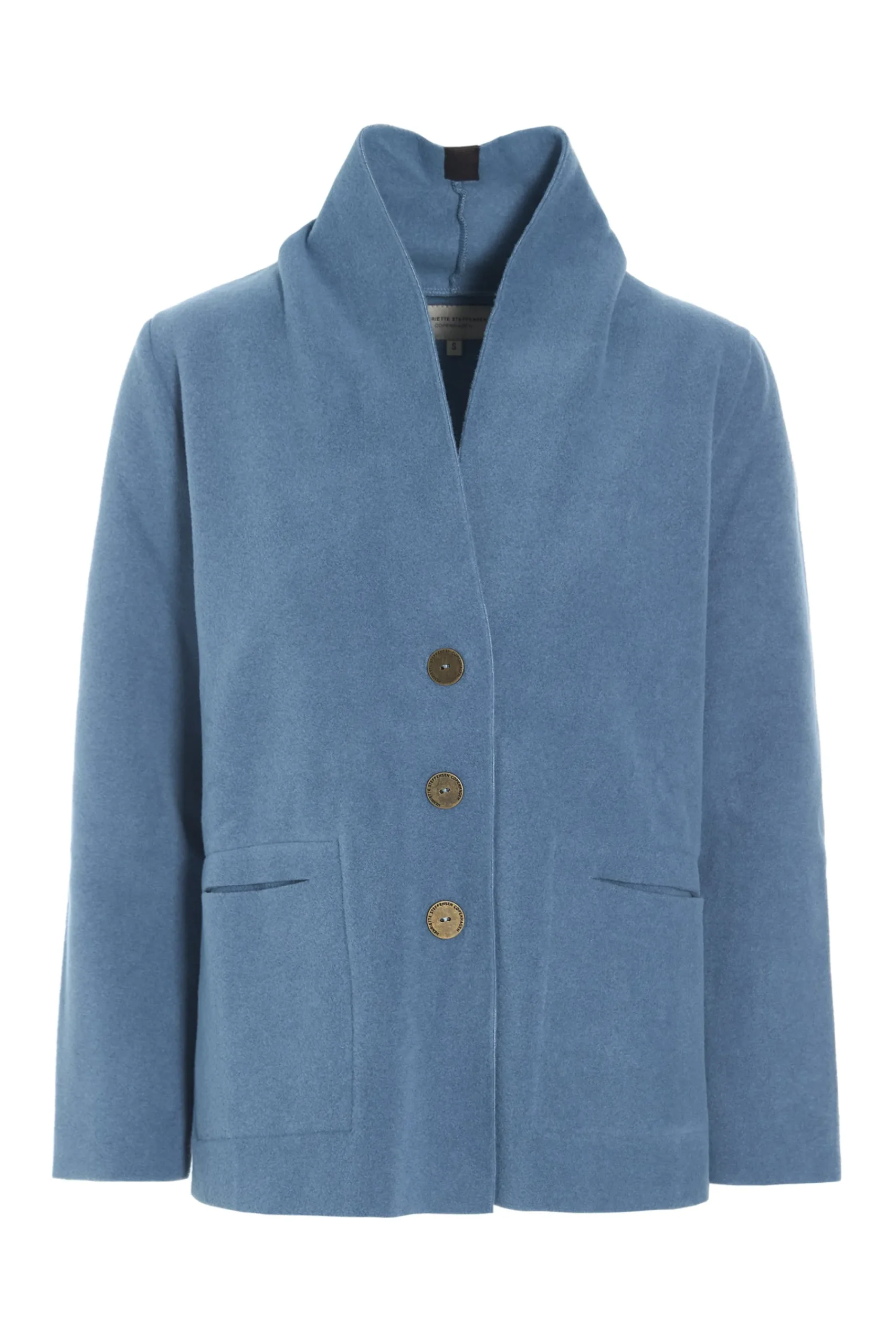 Henriette Steffensen Copenhagen CARDIGAN | 7168 DUSTY BLUE Hot