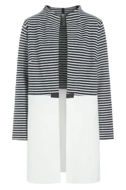 Henriette Steffensen Copenhagen CARDIGAN 2 FARBEN | 7133 STRIPES B&W/OW Best Sale