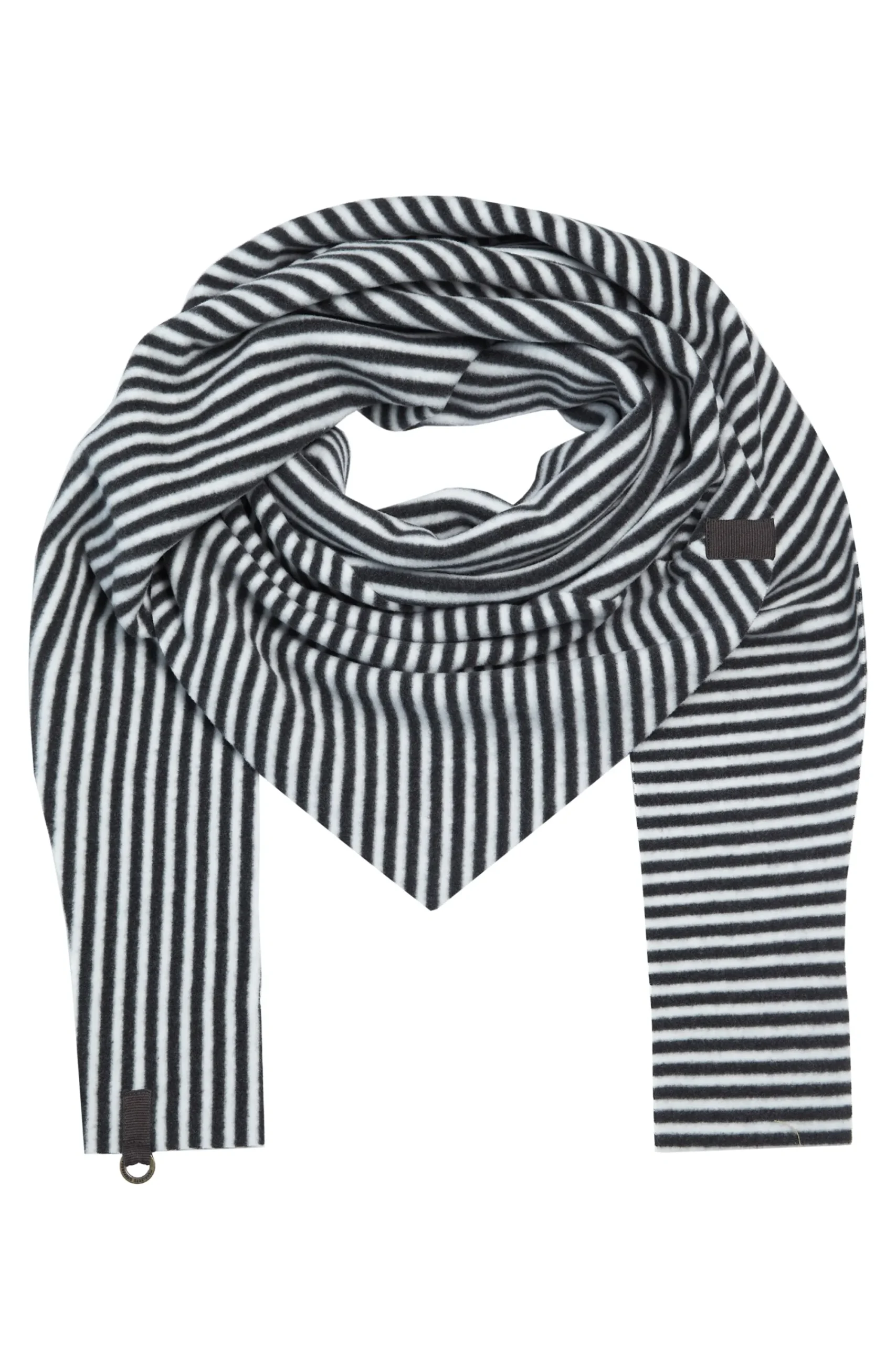 Henriette Steffensen Copenhagen DREIECKIGER SCHAL | 4051 STRIPES B&W Clearance