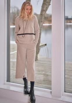 Henriette Steffensen Copenhagen FLARE HOSEN 3/4 LÄNGE | 2115 SAND Shop