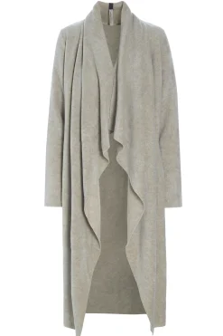Henriette Steffensen Copenhagen LANGE CARDIGAN M/ WASSERFALL | 7131 SAND Discount
