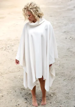 Henriette Steffensen Copenhagen LOUNGE PONCHO DAMEN | 4081 OFF WHITE New