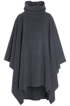 Henriette Steffensen Copenhagen LOUNGE PONCHO DAMEN | 4081 GREY Best Sale