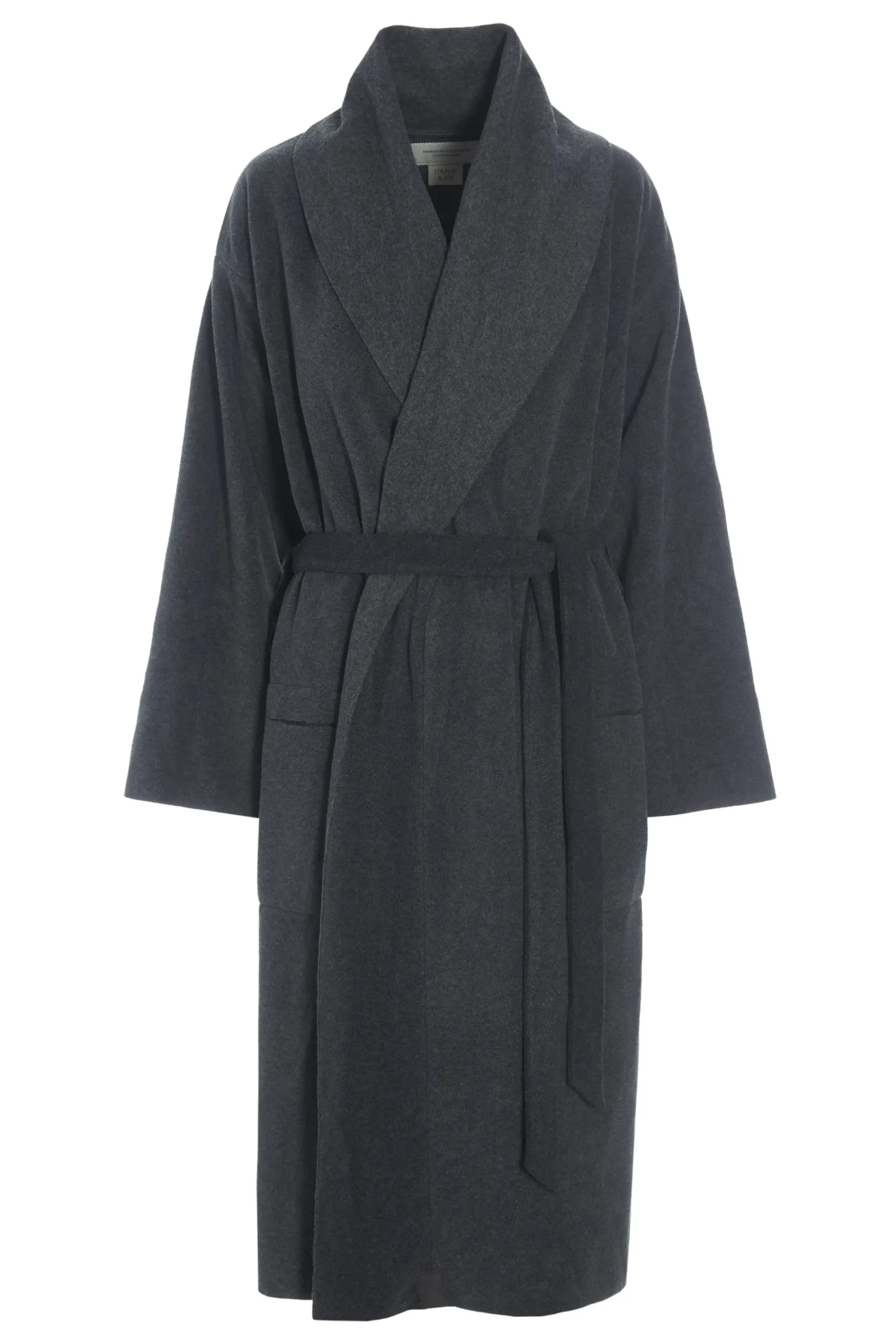 Henriette Steffensen Copenhagen MORGENMANTEL FRAUEN MIDI | 7128 MIDI SOFT BLACK Fashion