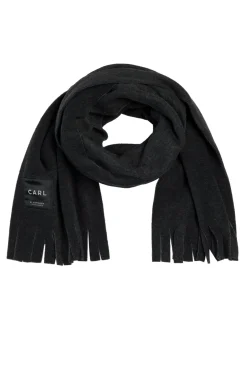 Henriette Steffensen Copenhagen SCHAL M/ FRANSEN | 1006 SOFT BLACK Online