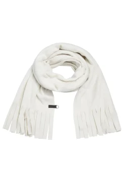 Henriette Steffensen Copenhagen SCHAL MIT FRANSEN | 4077 OFF WHITE Fashion