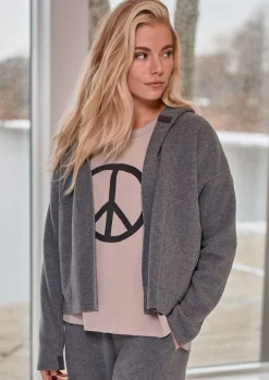 Henriette Steffensen Copenhagen SPORTY CARDIGAN | 7158 GREY Store