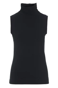 Henriette Steffensen Copenhagen TOP HOCHER HALS | 71003 BLACK Store
