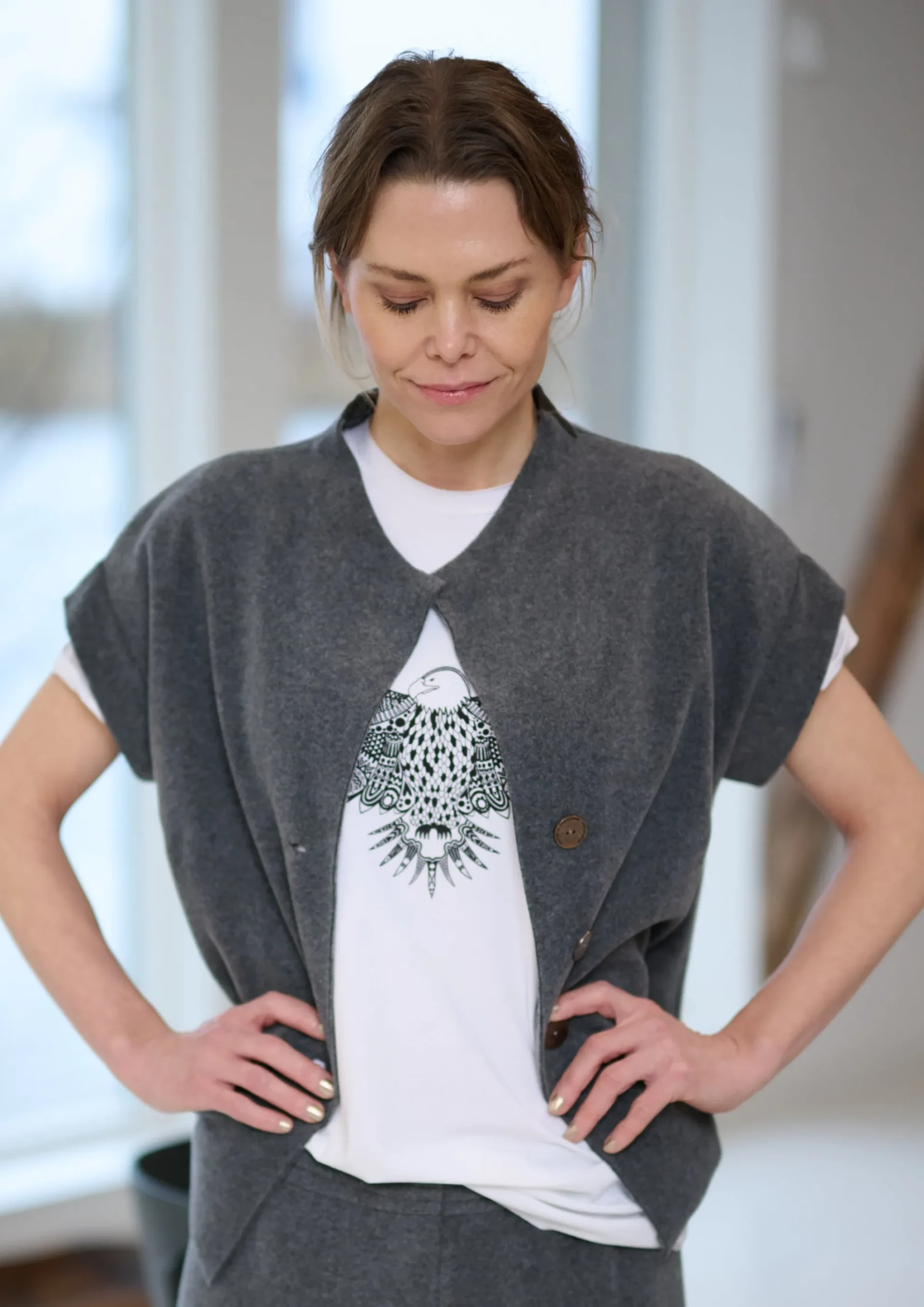 Henriette Steffensen Copenhagen T-SHIRT EAGLE | 96089 WHITE New