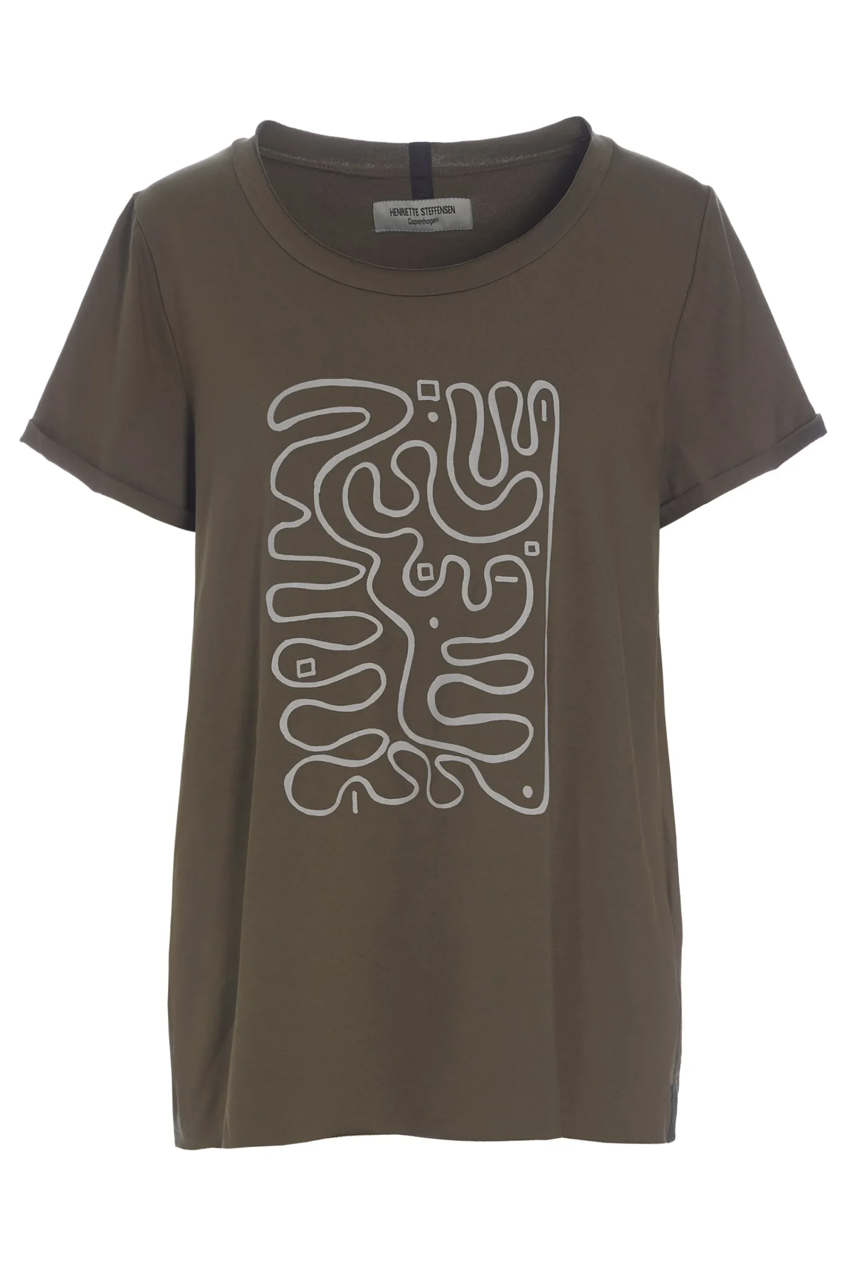 Henriette Steffensen Copenhagen T-SHIRT MIT GRAFIKDRUCK | 96063 BARK Best