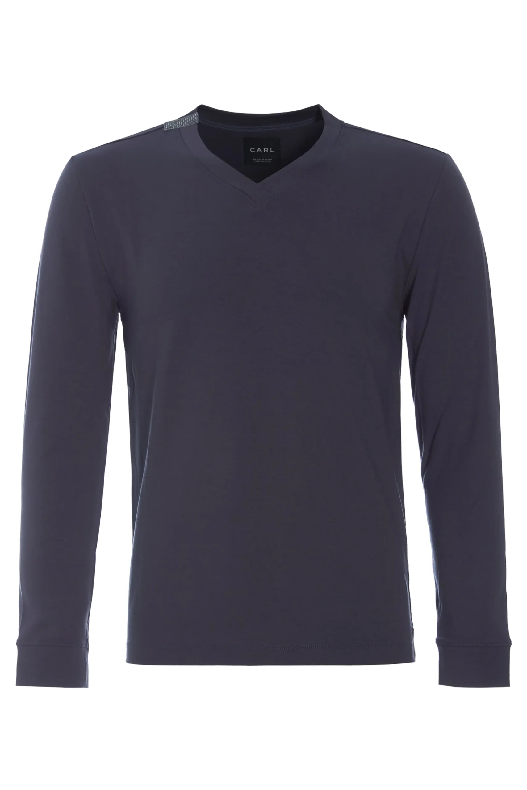 Henriette Steffensen Copenhagen T-SHIRT V-AUSSCHNITT LANGARM | 1021C DEEP BLUE Clearance