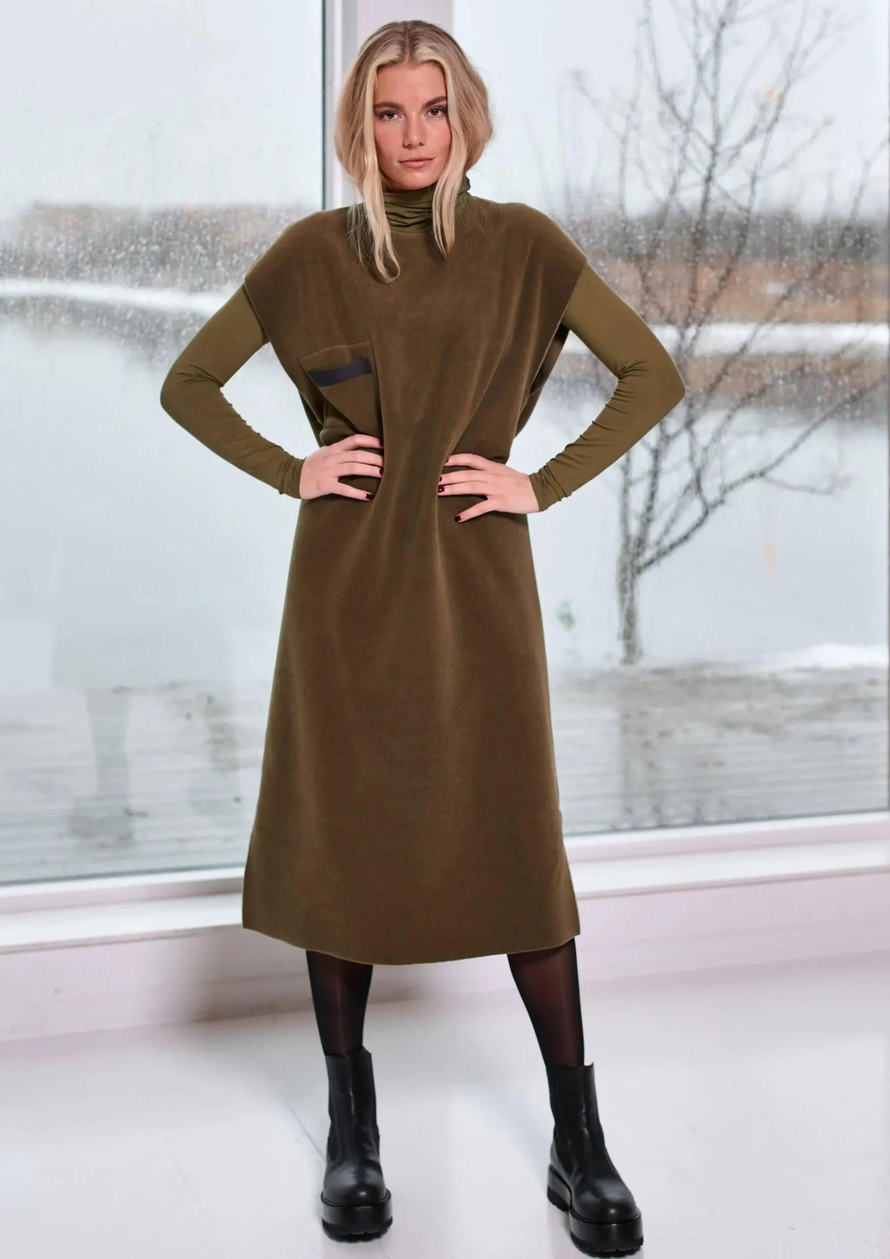 Henriette Steffensen Copenhagen TUNIKA ÄRMELLOS | 3242 MOSS New